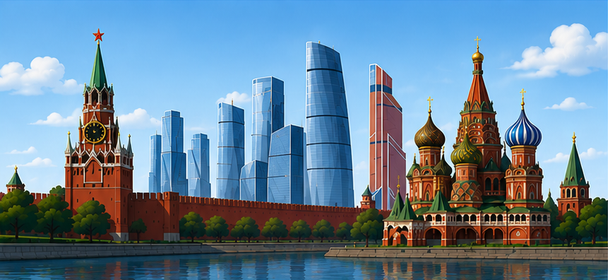 Курьерская доставка по Москве — Кремль, Москва-Сити, Собор Василия Блаженного