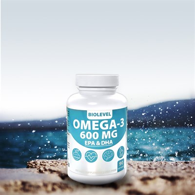 Купить Omega-3 600 MG EPA & DHA BioLevel 60% Концентрат 90 капсул (30 ...